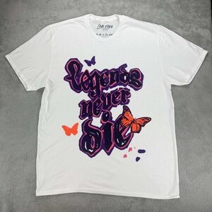 Live‎ Free 999 Graphic Tee Legends Never Die Butterfly Print XL nwot